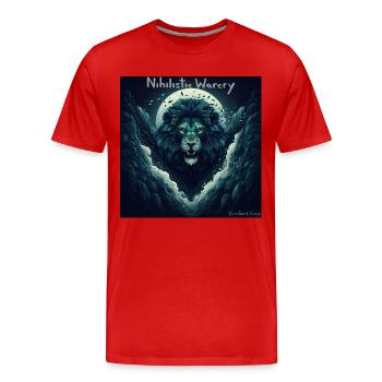 NW - Unverwüstliche Wut - Männer Premium Bio T-Shirt - Rot - Vorne - Damien (186cm)