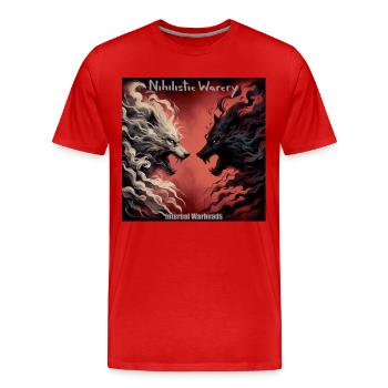 NW - Interne Gefechtsköpfe - Männer Premium Bio T-Shirt - Rot - Vorne - Damien (186cm)