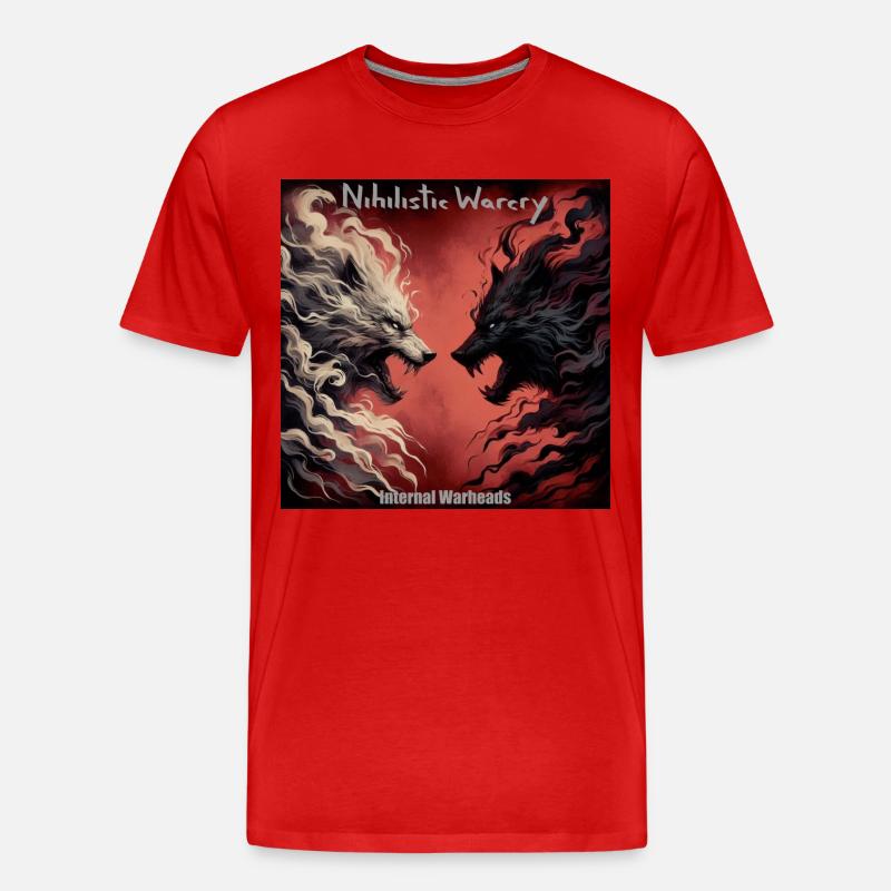 NW - Interne Gefechtsköpfe - Männer Premium Bio T-Shirt - Rot
