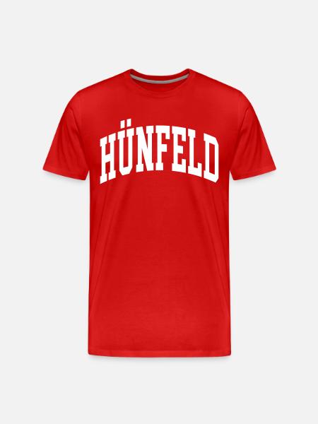 Hünfeld - Männer Premium Bio T-Shirt - Rot