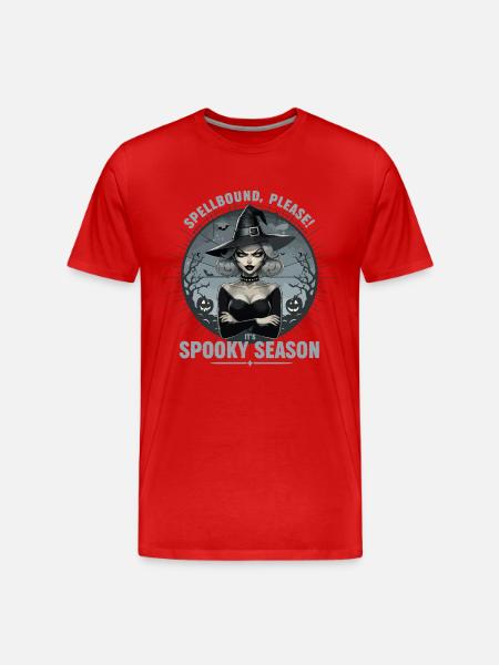 Witch Witch Spellbound Enchantment Halloween - Men's Premium Organic T-Shirt - red
