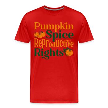 Women's rights Empowerment Feminist - Men's Premium Organic T-Shirt - red - Front - Damien (186cm)