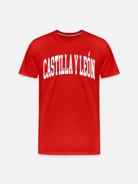 Castilla y León - Men's Premium Organic T-Shirt - red
