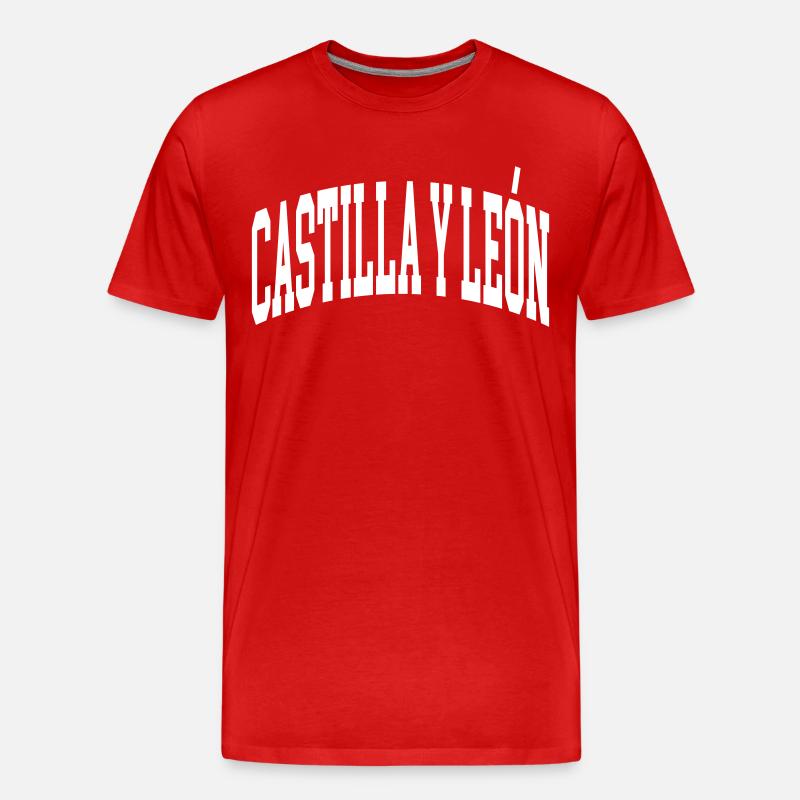 Castille-et-León - T-shirt bio Premium Homme - rouge