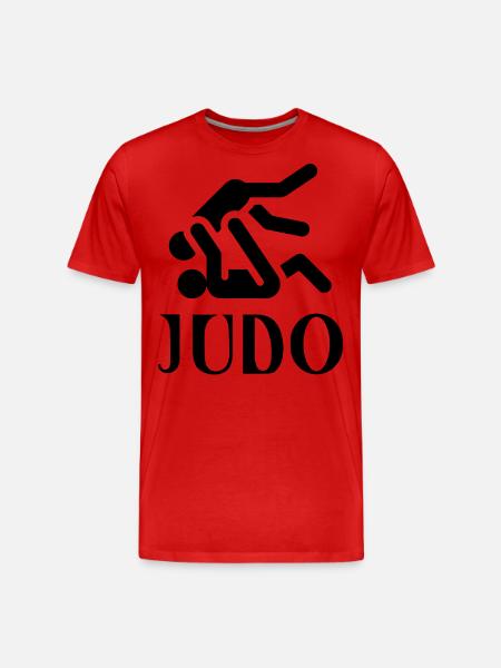 Judo - Männer Premium Bio T-Shirt - Rot