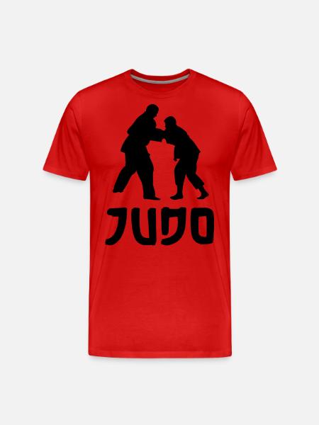 Judo - Men's Premium Organic T-Shirt - red