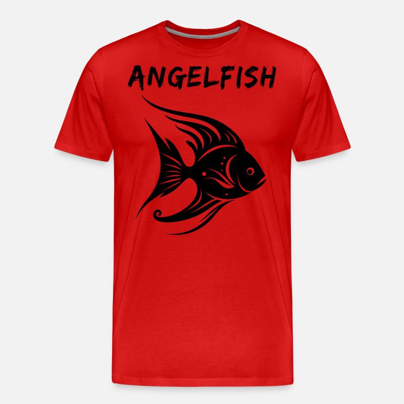 Skalar - Männer Premium Bio T-Shirt - Rot