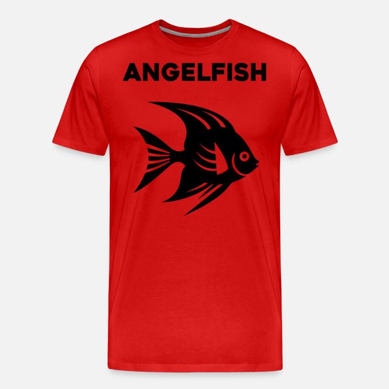 Skalar - Männer Premium Bio T-Shirt - Rot