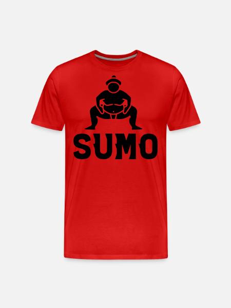 Sumo - Men's Premium Organic T-Shirt - red