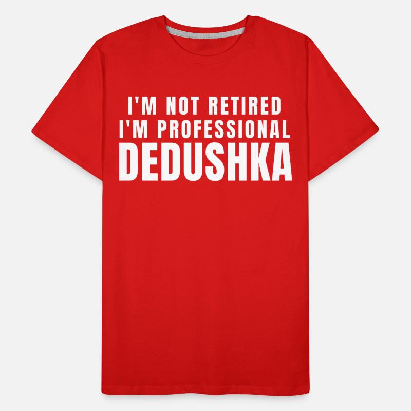 Deduschka. Dedushka Geschenk Männer Premium Bio T-Shirt
