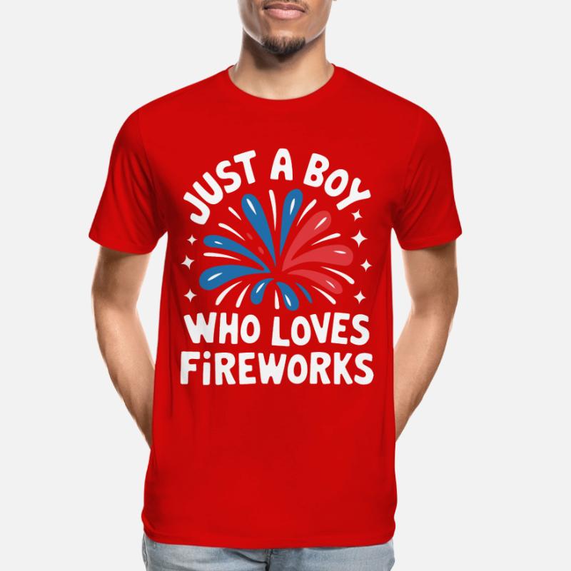 Pyrotechnics Fireworks Pyrotechnics Men's Premium Organic T-Shirt