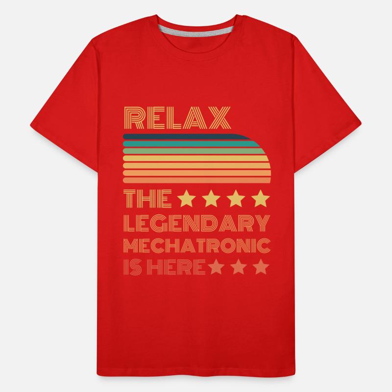 Relax the legendary mechatronics engineer is retro here Men's Premium Organic T-Shirt