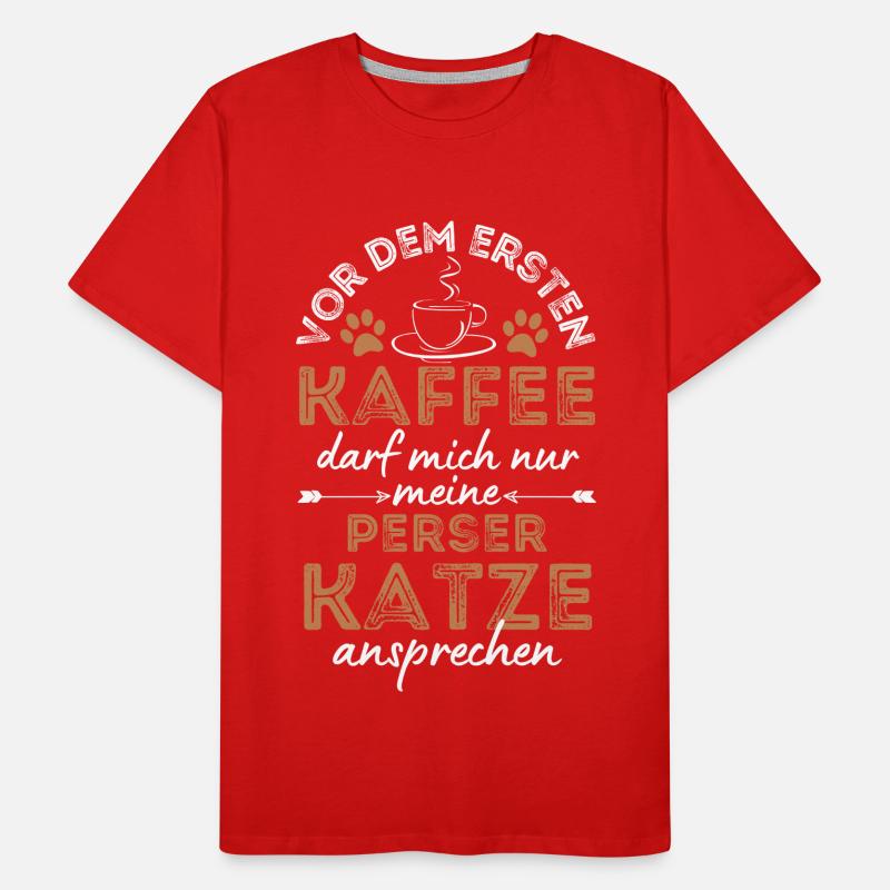 Café persan cat T-shirt bio Premium Homme