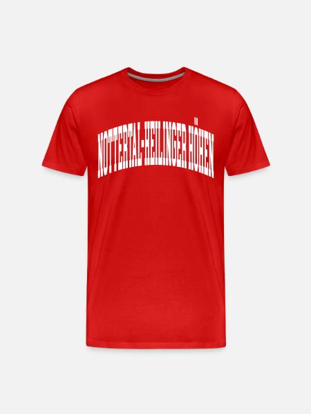 Nottertal-Heilinger Heights - Men's Premium Organic T-Shirt - red