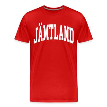 Jämtland - T-shirt bio Premium Homme - rouge - Devant - Damien (186cm)