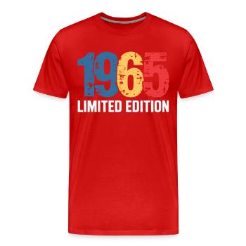 Legend 1965 60th Birthday Gifts for Men Women 60 Y - T-shirt bio Premium Homme - rouge - Devant - Damien (186cm)