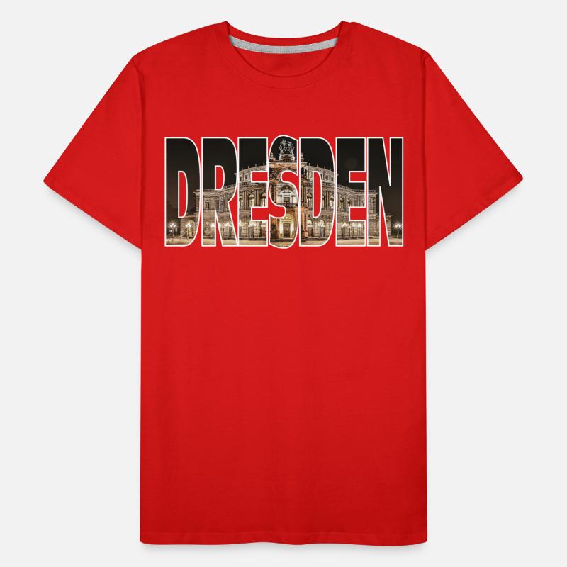 Dresde Semperoper T-shirt bio Premium Homme