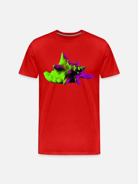 Pop Art Shell - Men's Premium Organic T-Shirt - red
