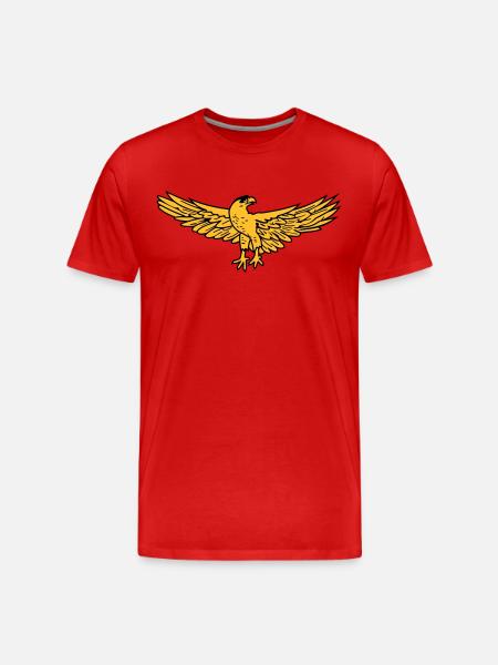 Eagle Rome SPQR - Men's Premium Organic T-Shirt - red