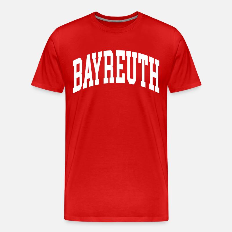 Bayreuth - Männer Premium Bio T-Shirt - Rot