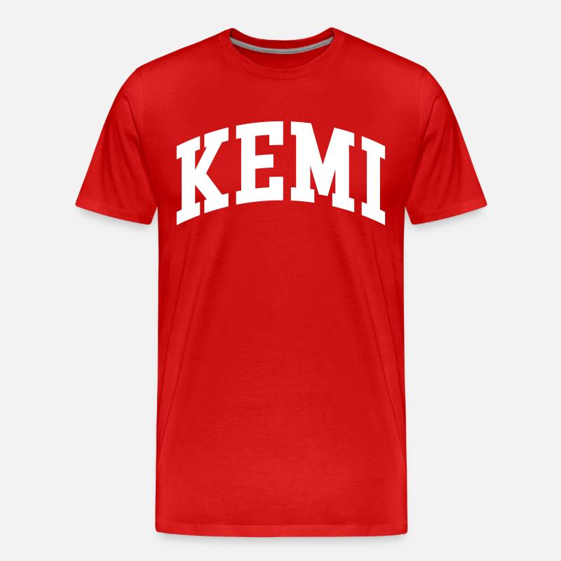 Kemi - Männer Premium Bio T-Shirt - Rot