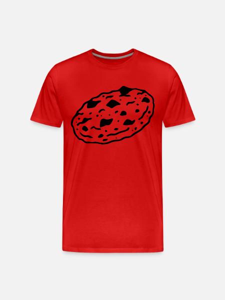 Cookie Cookie Biscuit - Men's Premium Organic T-Shirt - red
