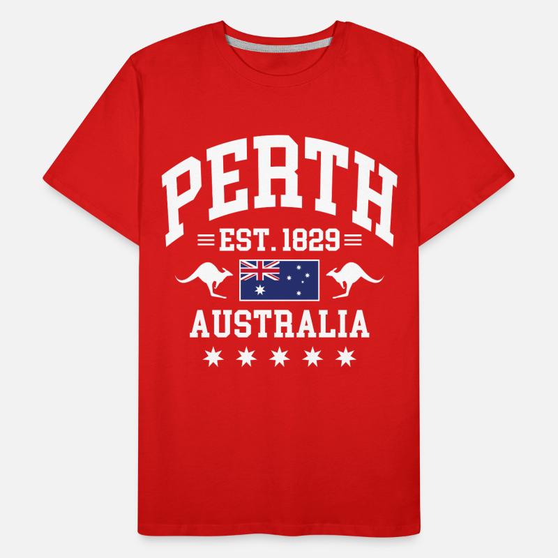 Perth Männer Premium Bio T-Shirt