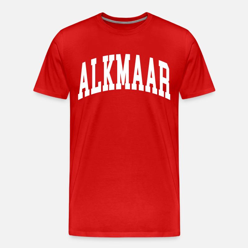 Alkmaar - Männer Premium Bio T-Shirt - Rot