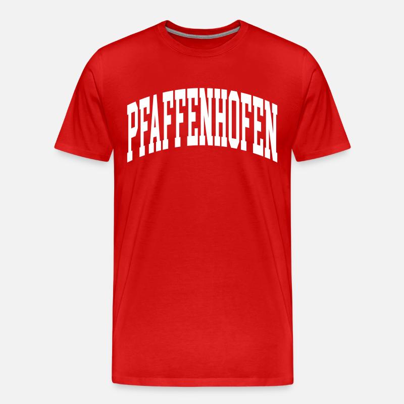 Pfaffenhofen - Männer Premium Bio T-Shirt - Rot