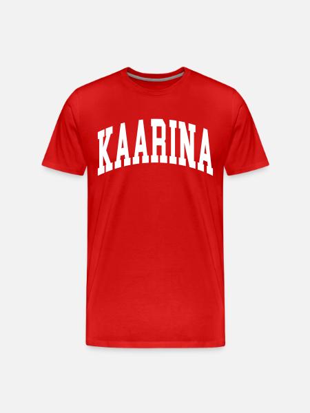 Kaarina - Men's Premium Organic T-Shirt - red