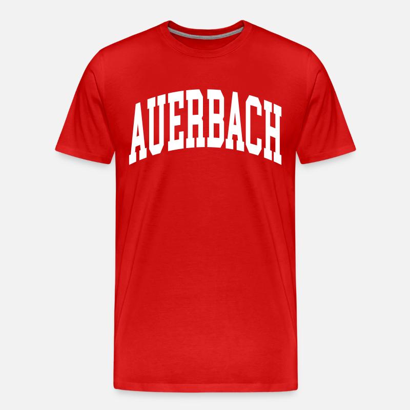 Auerbach - Männer Premium Bio T-Shirt - Rot