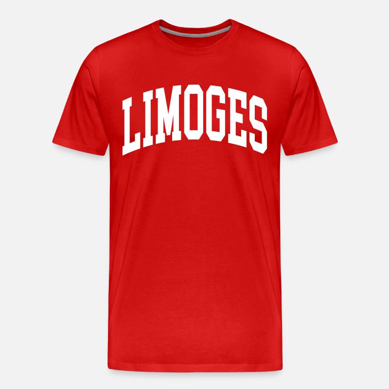 Limoges - Männer Premium Bio T-Shirt - Rot