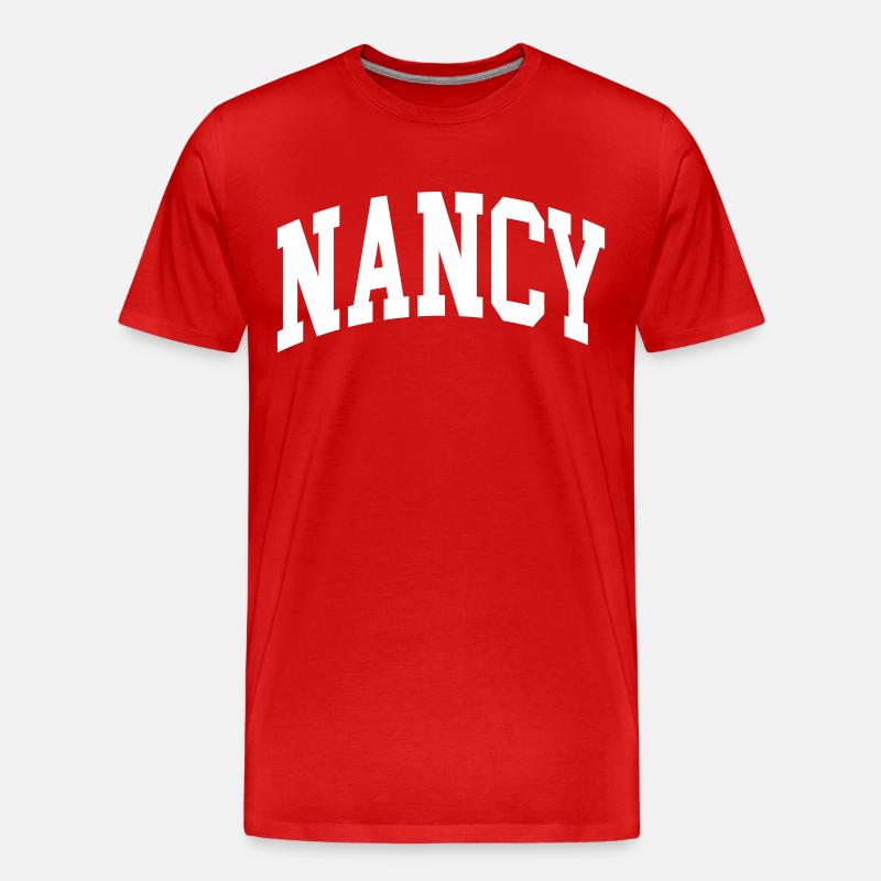 Nancy - Männer Premium Bio T-Shirt - Rot