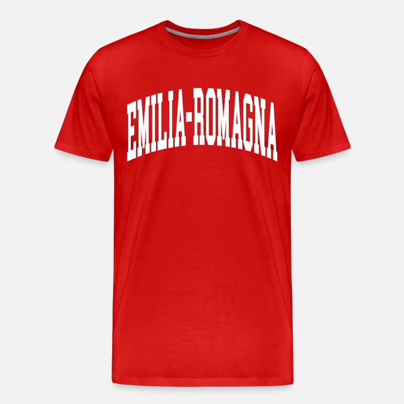 Emilia-Romagna - Männer Premium Bio T-Shirt - Rot