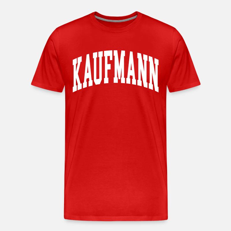 Kaufmann - Männer Premium Bio T-Shirt - Rot