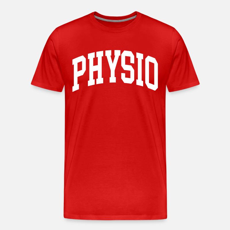Physio - Männer Premium Bio T-Shirt - Rot