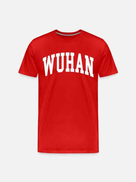 Wuhan - Men's Premium Organic T-Shirt - red