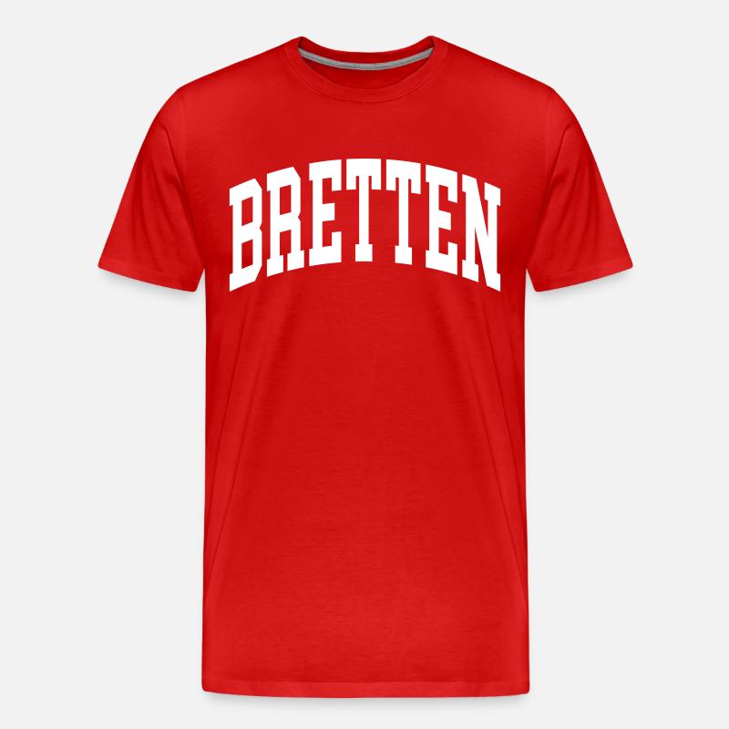 Bretten - Männer Premium Bio T-Shirt - Rot