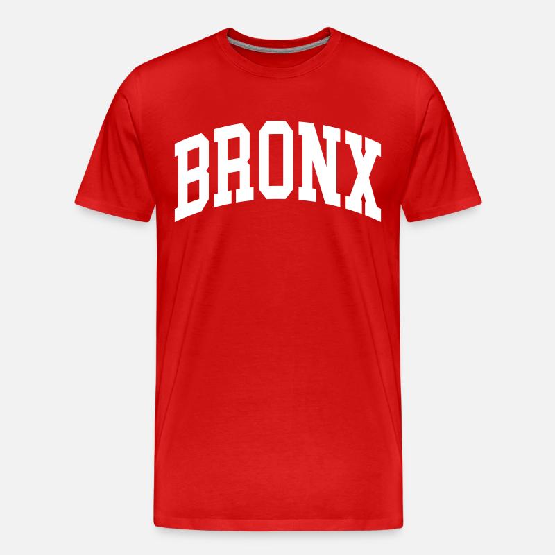 Bronx - Männer Premium Bio T-Shirt - Rot