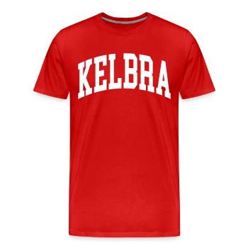 Kelbra - T-shirt bio Premium Homme - rouge - Devant - Damien (186cm)