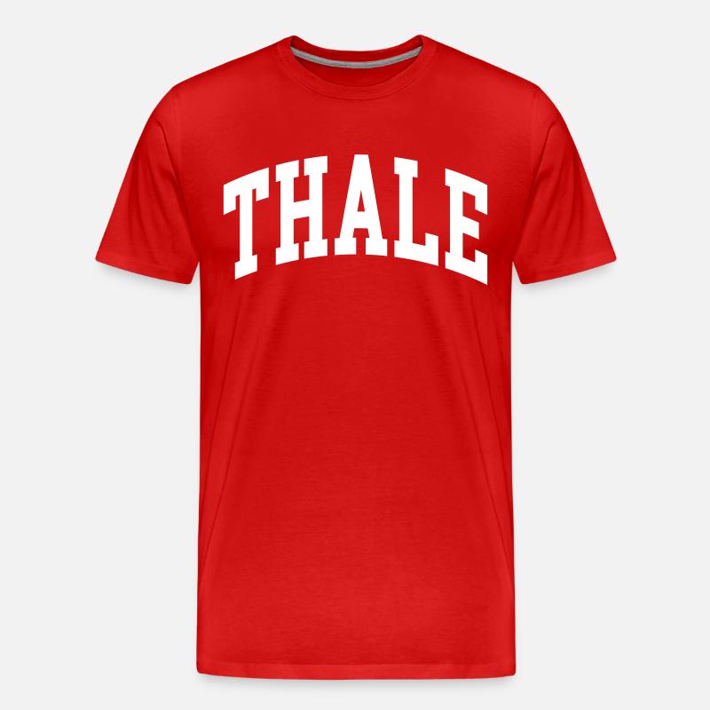 Thale - Männer Premium Bio T-Shirt - Rot