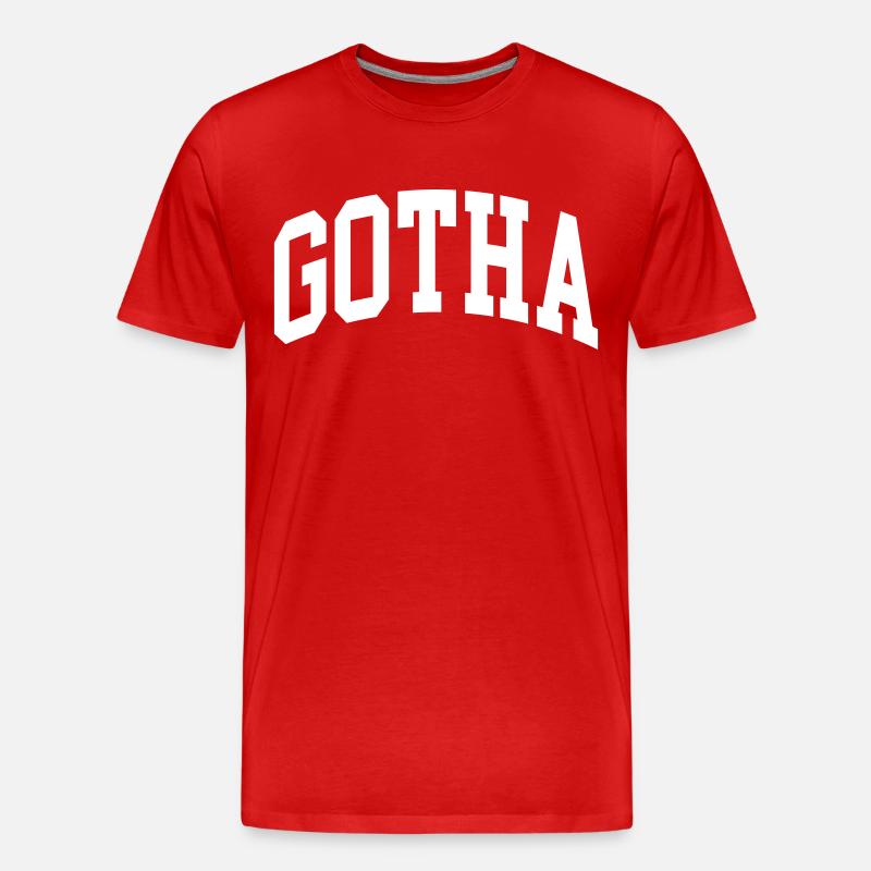 Gotha - Männer Premium Bio T-Shirt - Rot