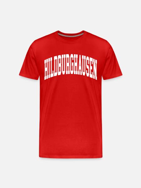 Hildburghausen - Men's Premium Organic T-Shirt - red