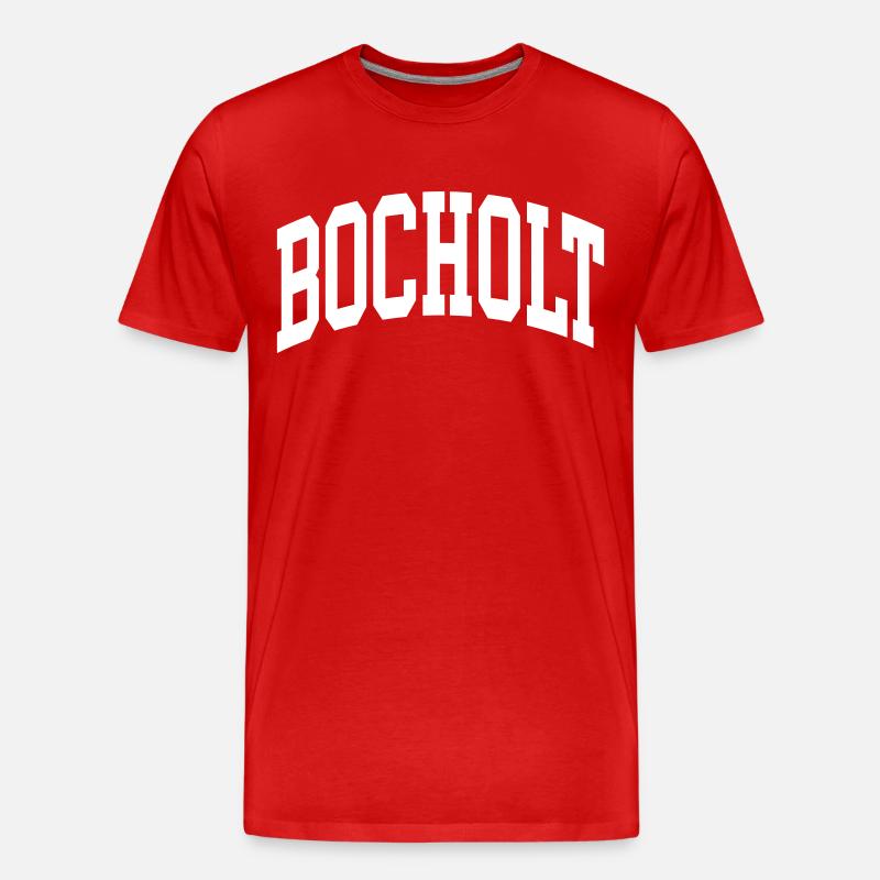 Bocholt - Männer Premium Bio T-Shirt - Rot