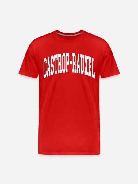 Castrop-Rauxel - Men's Premium Organic T-Shirt - red