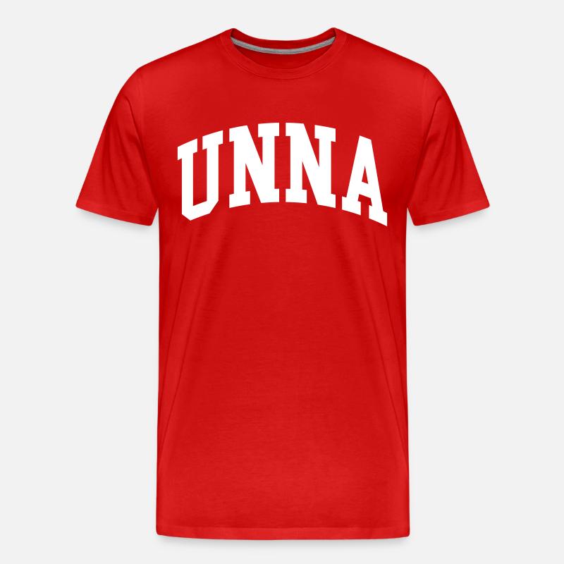 Unna - Männer Premium Bio T-Shirt - Rot