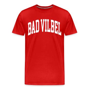 Bad Vilbel - T-shirt bio Premium Homme - rouge - Devant - Damien (186cm)