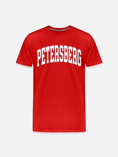 Petersberg - Männer Premium Bio T-Shirt - Rot