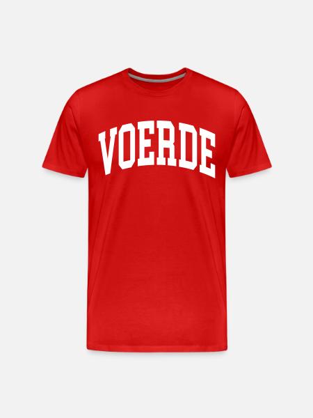 Voerde - Men's Premium Organic T-Shirt - red