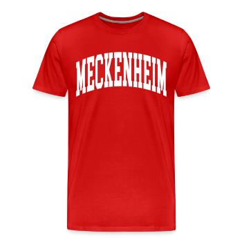 Meckenheim - T-shirt bio Premium Homme - rouge - Devant - Damien (186cm)
